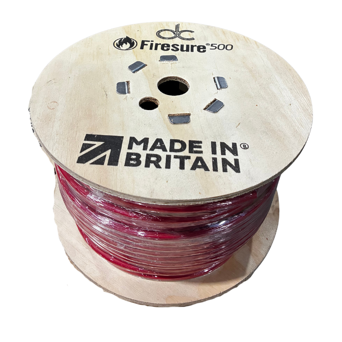 Doncaster Cables. Firesure 500 2 Core+CPC Red (60 metre length)